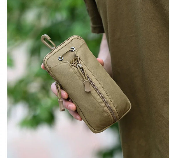 2-in-1 Outdoor Waist Bag – Phone & Water Bottle Holder for Hiking, Running & Cycling