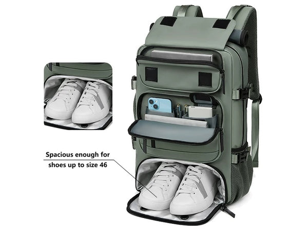Large Capacity Outdoor Backpack: Stylish Hiking & Sports Rucksack for Short Trips