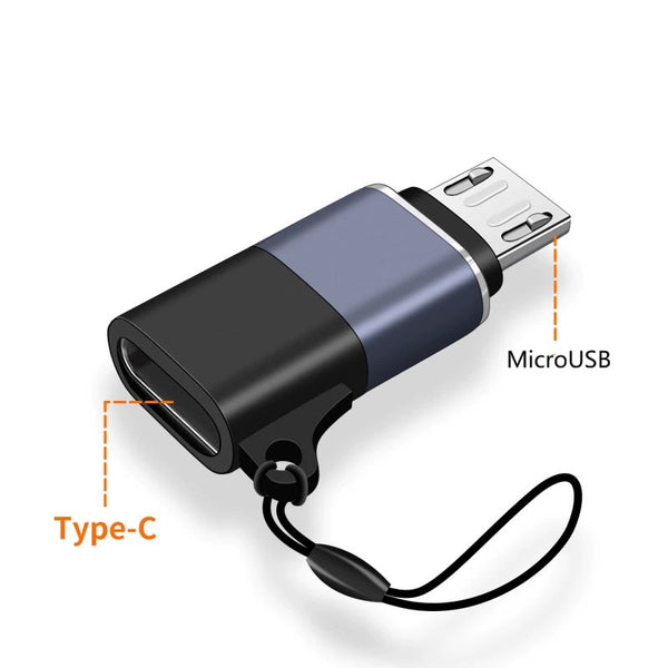 Cool Type-C Female to Micro USB Male OTG Adapter