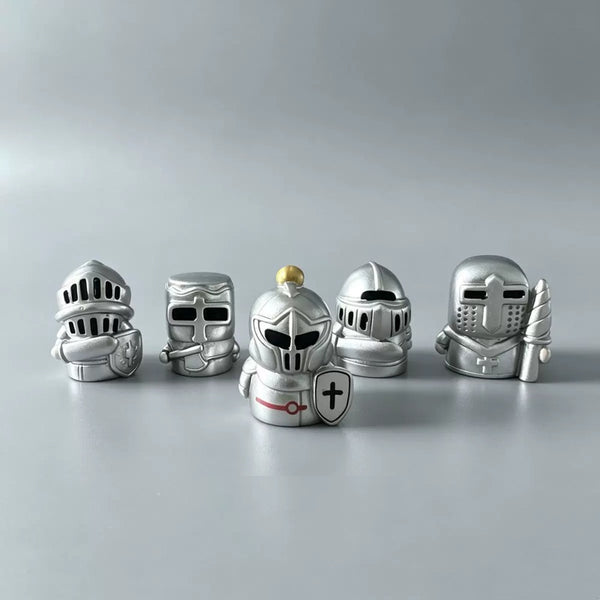 Cute Iron Armor Desk Figurine