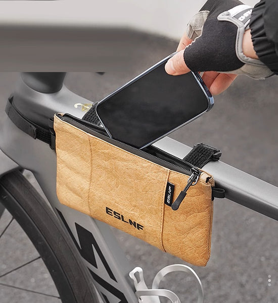 Bike Front Bag: Waterproof MTB Phone Pouch & Gear Holder