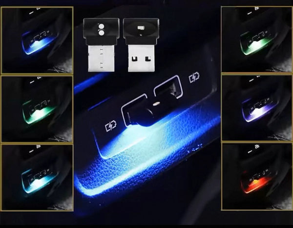 USB Mini Night Light Car LED Atmosphere Lamp – Plug & Play Breathing Glow!