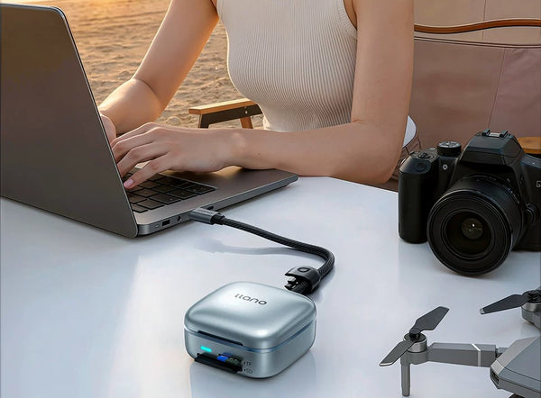 Ultra-Fast Mini Pocket Card Reader Box: All-in-One SD & TF Storage Solution