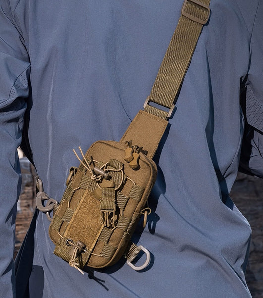 Tactical Chest Pack: Multi-Use Hiking Water-Phone Bag