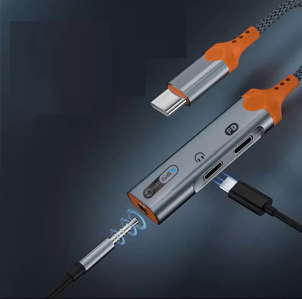 2-in-1 TP Fast Charge + Audio Adapter – Magic Hub!