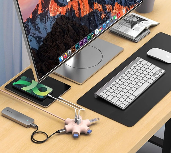 Ultimate 7-in-1 USB-C Dock: Expand, Connect, & Power Up