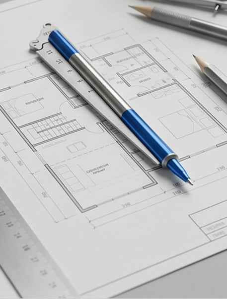 Creative Full-Metal Business Pen: Sleek Dual-Tone Stainless Steel Perfect Gift for Executives