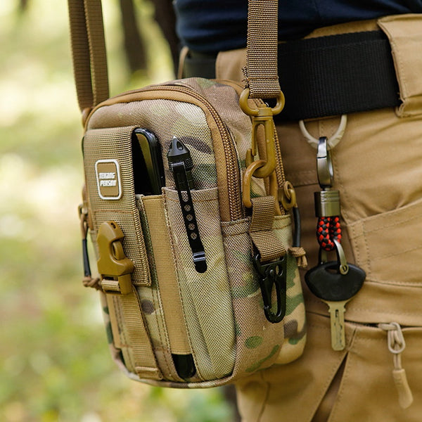 Multi-Use Waist Pouch: Tactical Hiking Phone Bag