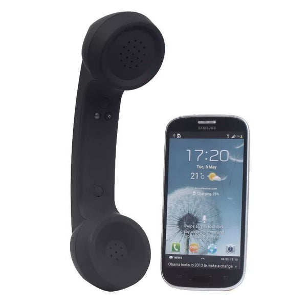 Retro Bluetooth Handset Earpiece - Vintage Wireless Stereo Vibes