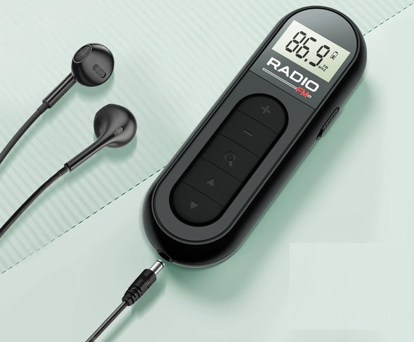 Mini FM Radio: Portable Rechargeable Multi-Function Pocket Gem