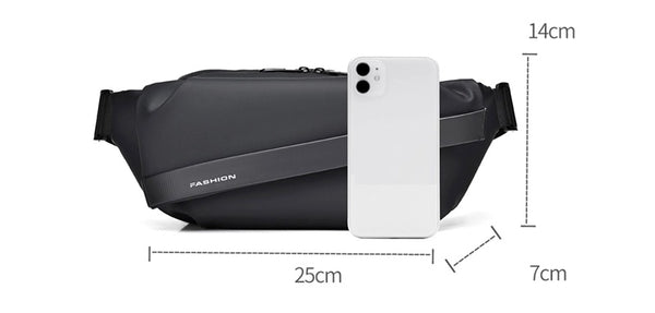 Men's Waterproof Lightweight Sling Bag - Stylish Durable Crossbody for Travel & Daily Use