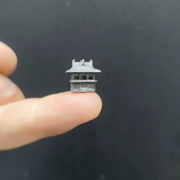 Mini Chinese Ancient House Model Micro Landscape Aquarium Decor