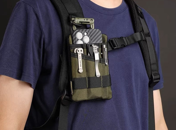 Portable EDC Tactical Waist Pack – Multi-Functional Outdoor Phone Belt Bag
