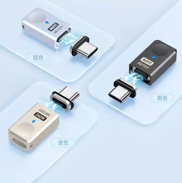 UltraSnap 240W Magnetic USB-C Adapter – 40Gbps Beast!