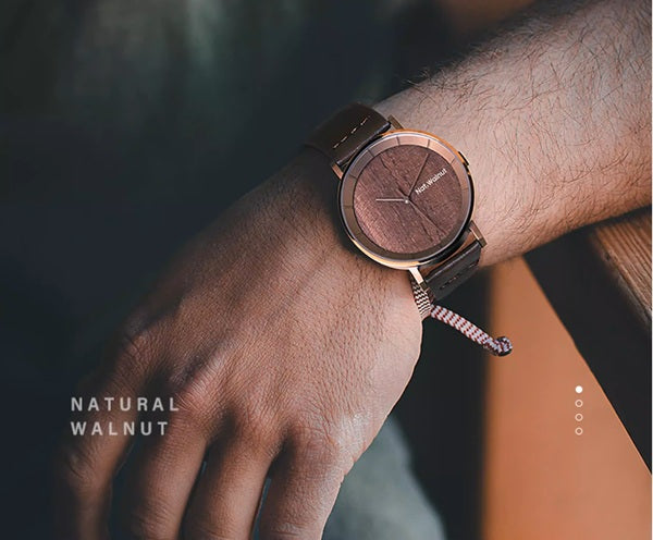 Unique Japanese Vintage Wooden Watch