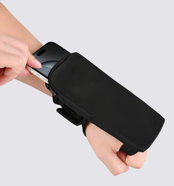 Running Wrist Bag - Men's & Women's Sports Arm Pouch for 7.5 Inch Phone