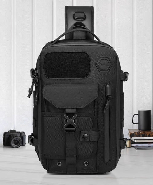 Anti-Splash Sling Bag: Large Capacity & Multi-Functional