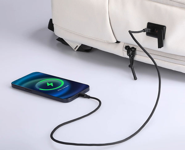 Large Capacity Travel Backpack: Stylish Laptop & College Bookbag