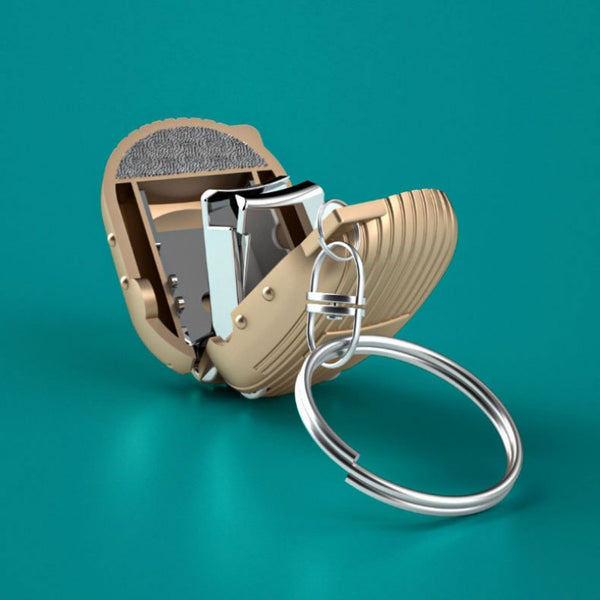 Portable Mini Folding Nail Clippers Keychain