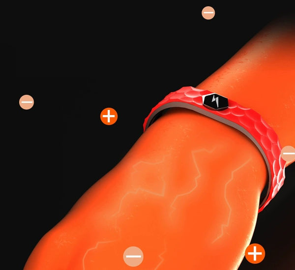 Waterproof Anti-Static Silicone Bracelet: Zaps Static with Ion Style
