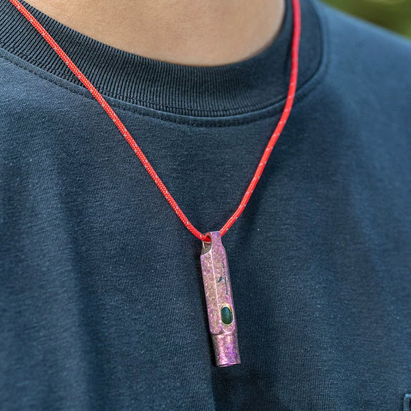 Pure Titanium Survival Whistle – Ultra-Loud Lifesaver!