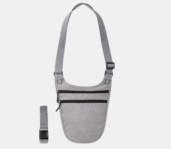 Travel RFID Anti-Theft Waist Pouch: Underarm Phone Bag