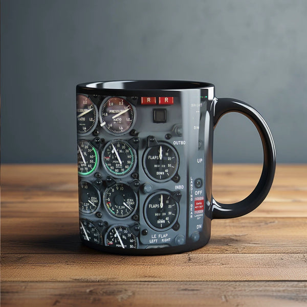 Pilot Mug: Aviation-Themed Coffee Cup for Plane Lovers