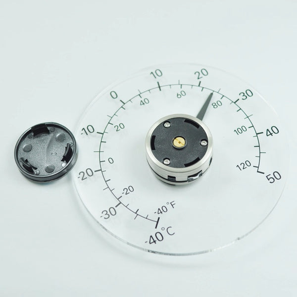 Crystal Window Thermometer – Ultra-Sensitive Metal Magic, Zero Battery Forever