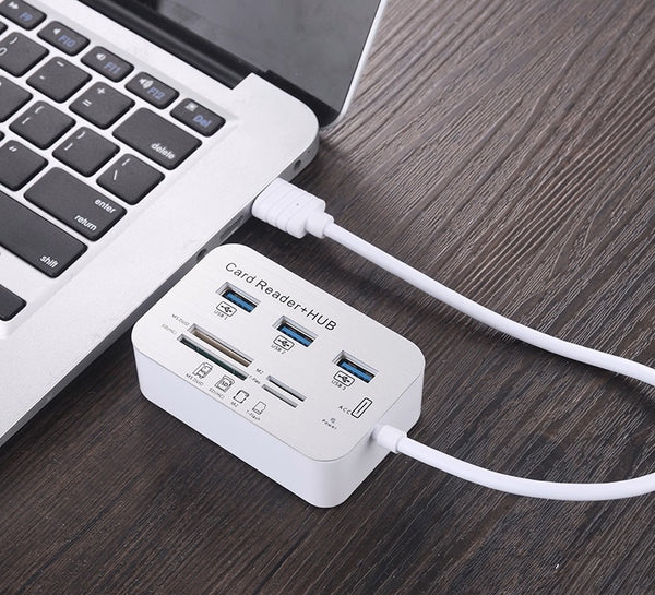 Multi-Card Speed Hub: USB3.0 All-in-One Reader Magic