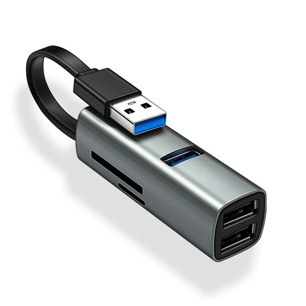 5-in-1 USB3 Rocket Card Reader – Phone + Camera Instant Transfer