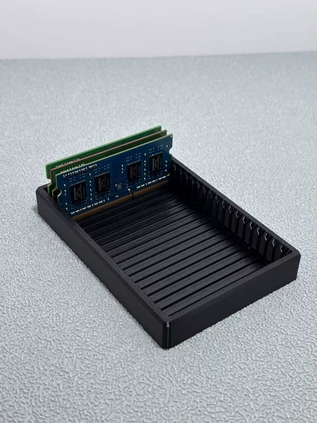 DDR4/DDR3 RAM Organizer Box: Holds 20 Sticks, With Lid