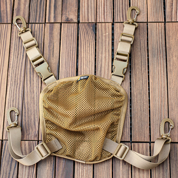 Outdoor Leisure Backpack Helmet Net Pouch