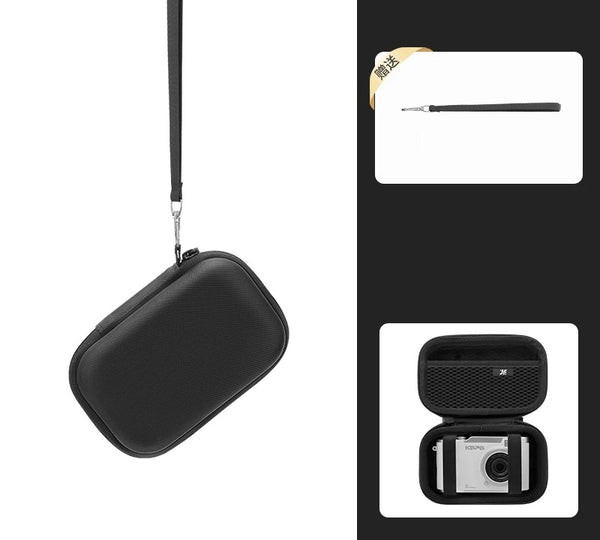 Compact CCD Camera Protective Case - Chic & Secure Storage
