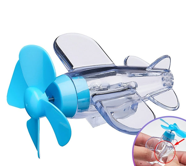 Wind-Powered LED Airplane Lights: Fun Breeze Glow for Cars, Bikes & Motos