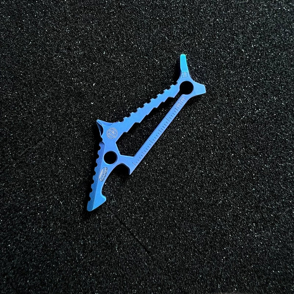 Titanium Shark EDC: Multi-Tool Bottle Opener Ruler Beast