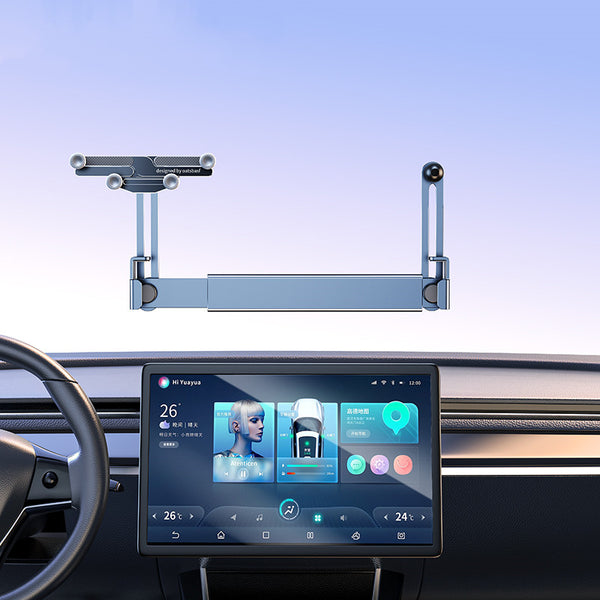 Dual Mount Floating Screen Aluminum Alloy Car Phone Holder