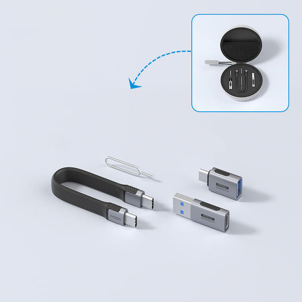 Multi-Functional Data Cable Adapter and Charging Set