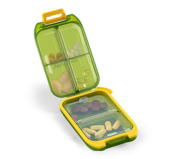 Weekly Large Capacity Pill Portable Moisture-Proof Pill Organizer