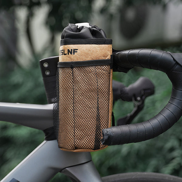 Road and Mountain Bike Front Frame Bag with Water Bottle Holder