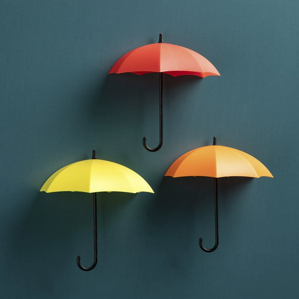 Cute Umbrella Wall Hook - No-Drill Key & Coat Hanger