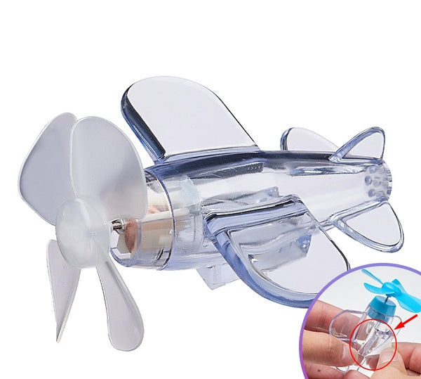 Wind-Powered LED Airplane Lights: Fun Breeze Glow for Cars, Bikes & Motos