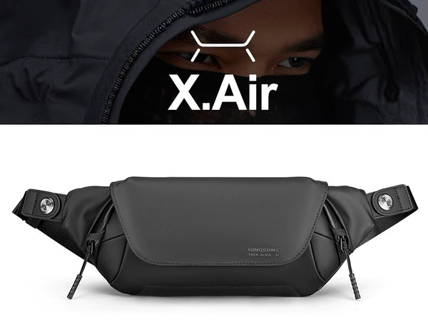 Trendy Men's Crossbody Chest Bag - Sporty Waist Pack