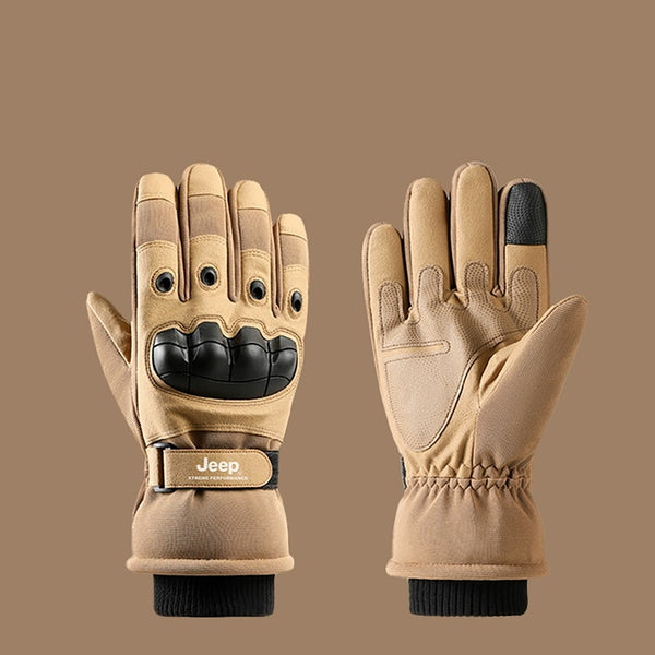 Men's Winter Cycling Gloves: Windproof, Warm, Non-Slip Tactical Grip