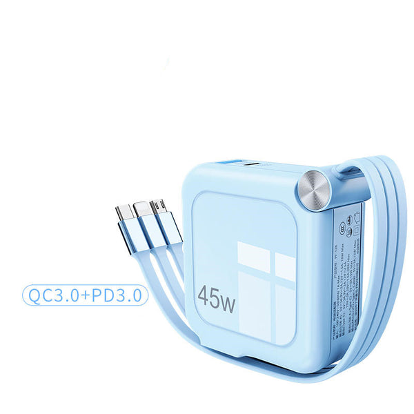 Multifunctional Telescopic All-In-One Travel Charger (US Standard)