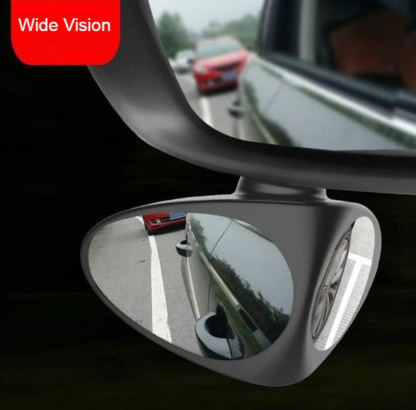 Double-sided Blind Spot Mirrors, with Adjustable Design, Wide Angle, Rear and Front View, for Sedan, SUV & More