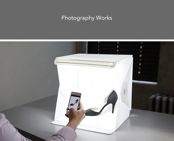 The Most Affordable Portable & Foldable LED Lightbox Studio