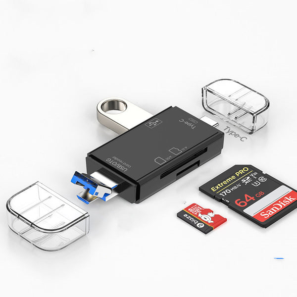 Portable Multifunction Memory Card Reader, for USB Flash Drive, SD & T ...