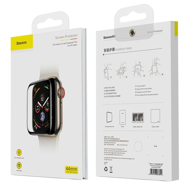 Apple Watch Screen Tempered Glass Protector, with Arc Wrap, Multi-layer Protection, for iWatch1/2/3/4/5/6/SE