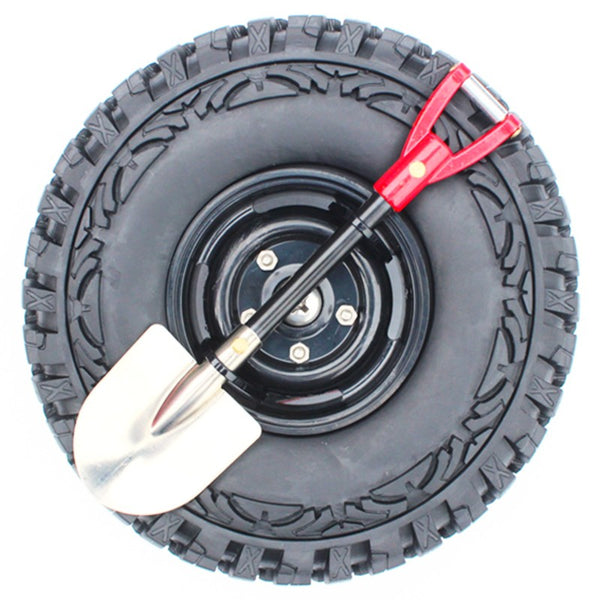Car Decoration Gadgets, with Mini Simulation Spare Tire, Shovel, Antenna & Base, Compatible with Vehicles of All Makes and Models