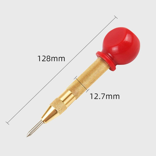 Spring Loaded Automatic Center Punch, For Hole Metal, Glass, Wood